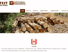Tablet Screenshot of gilltimbers.com